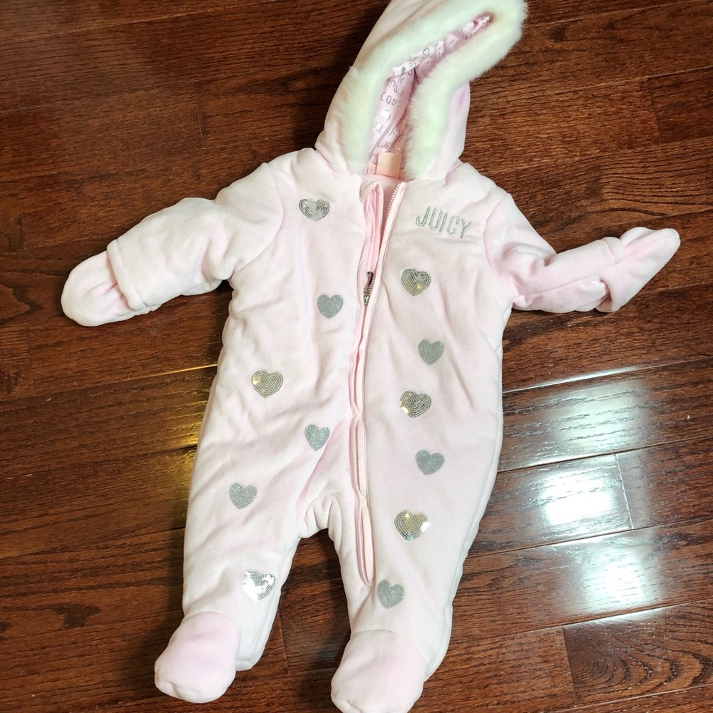 Juicy infant snowsuit
